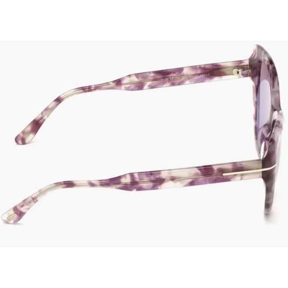 Tom Ford 55mm Cat Eye Sunglasses havana Violet main image 11
